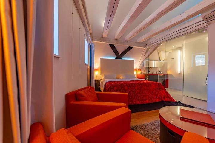 Chambre d’hôte pour 3 personnes, avec jacuzzi et terrasse à Riquewihr