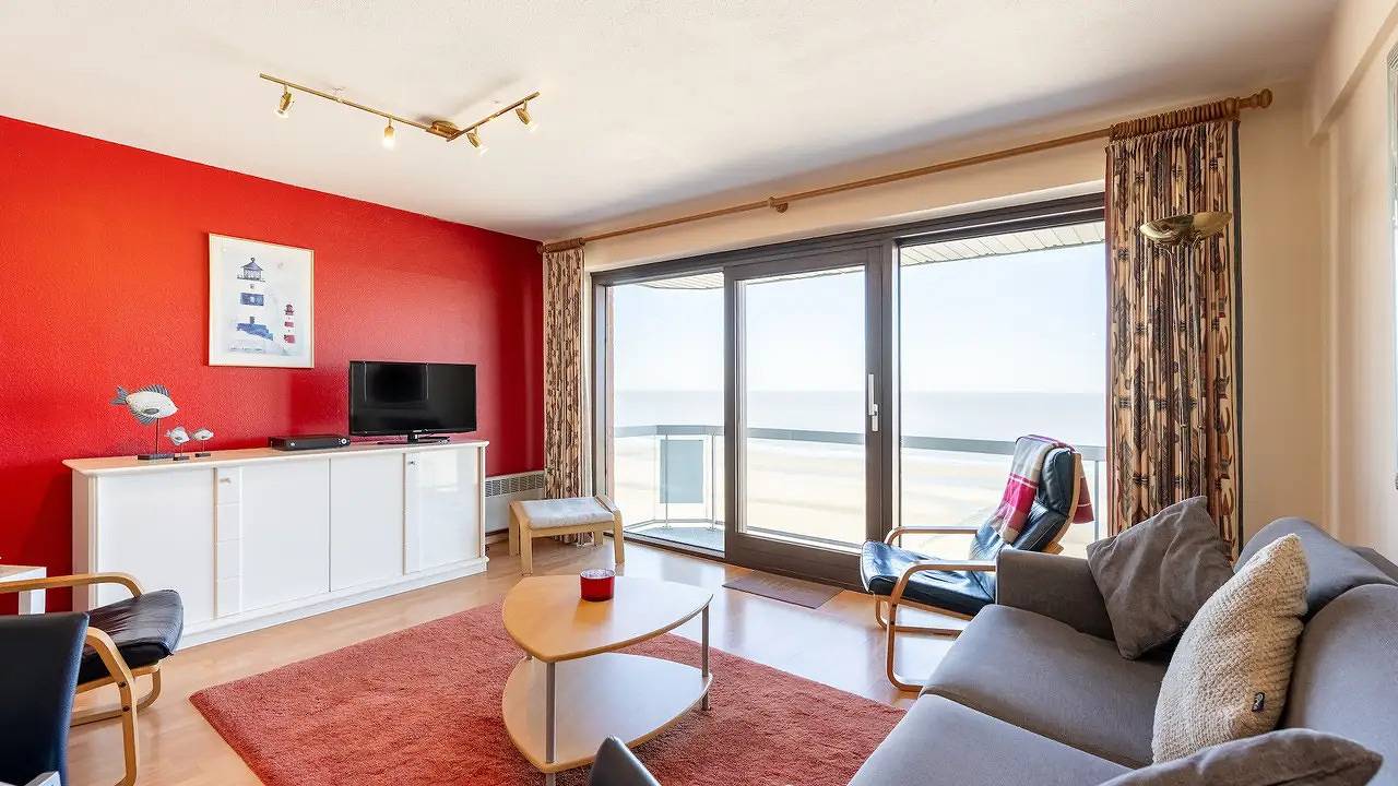 Appartement de vacances entier, Appartement de vacances pour 7 personnes avec balcon in Blankenberge, Côte belge