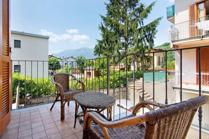 Ferienwohnung für 2 Personen, mit Balkon und Garten in Colico, Comer See
