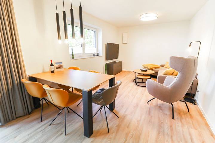 Ferienwohnung für 6 Personen, mit Sauna und Balkon