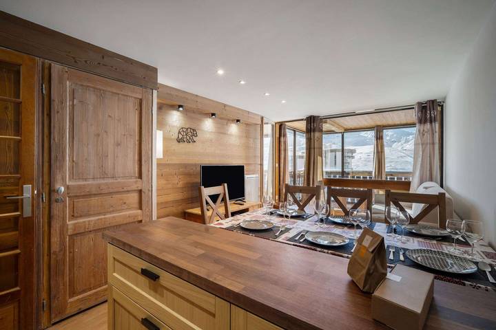 Ganze Wohnung, Ferienwohnung für 8 Personen mit Garten in Val Thorens, Vanoise-Massiv