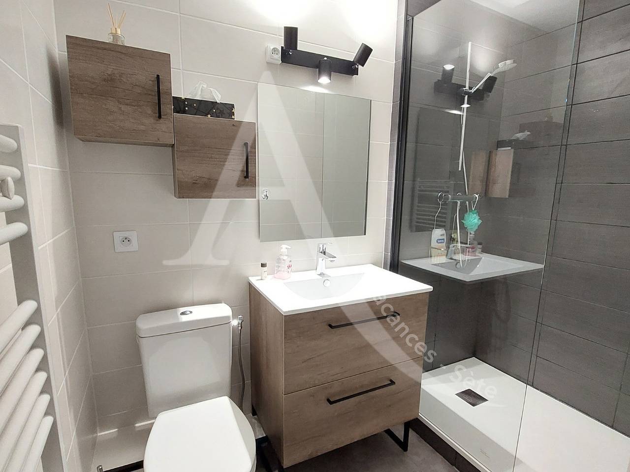 Entire apartment, 145 / T2 Vue Mer Avec Parking Et Clim Séjour in Sete, Côte d'Améthyste