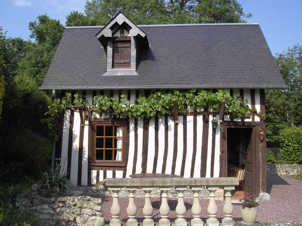 Maison typique normande in Grangues, Région de Lisieux