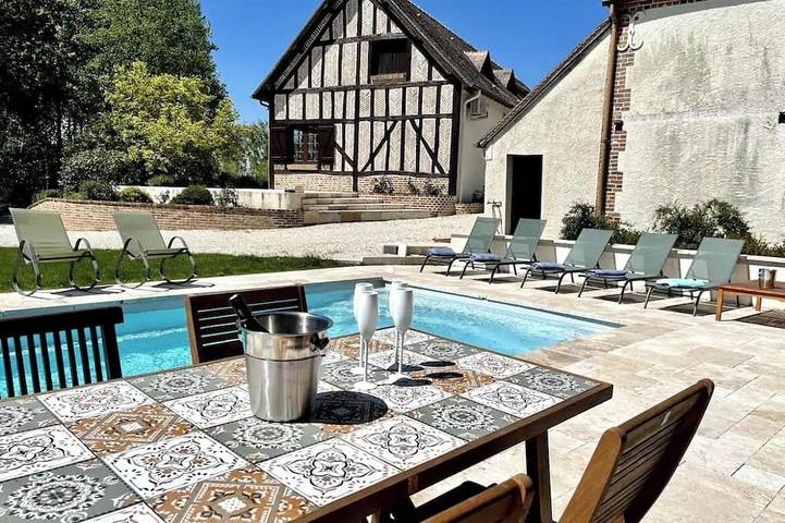 Maison de vacances pour 15 personnes, avec jardin