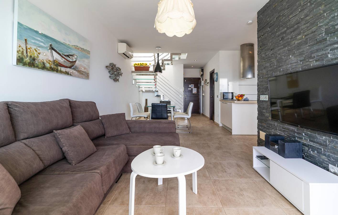 Meerblick-Apartment mit Pool & Parkplatz, Terrasse - 900m zum Strand in Torrox Costa, Torrox