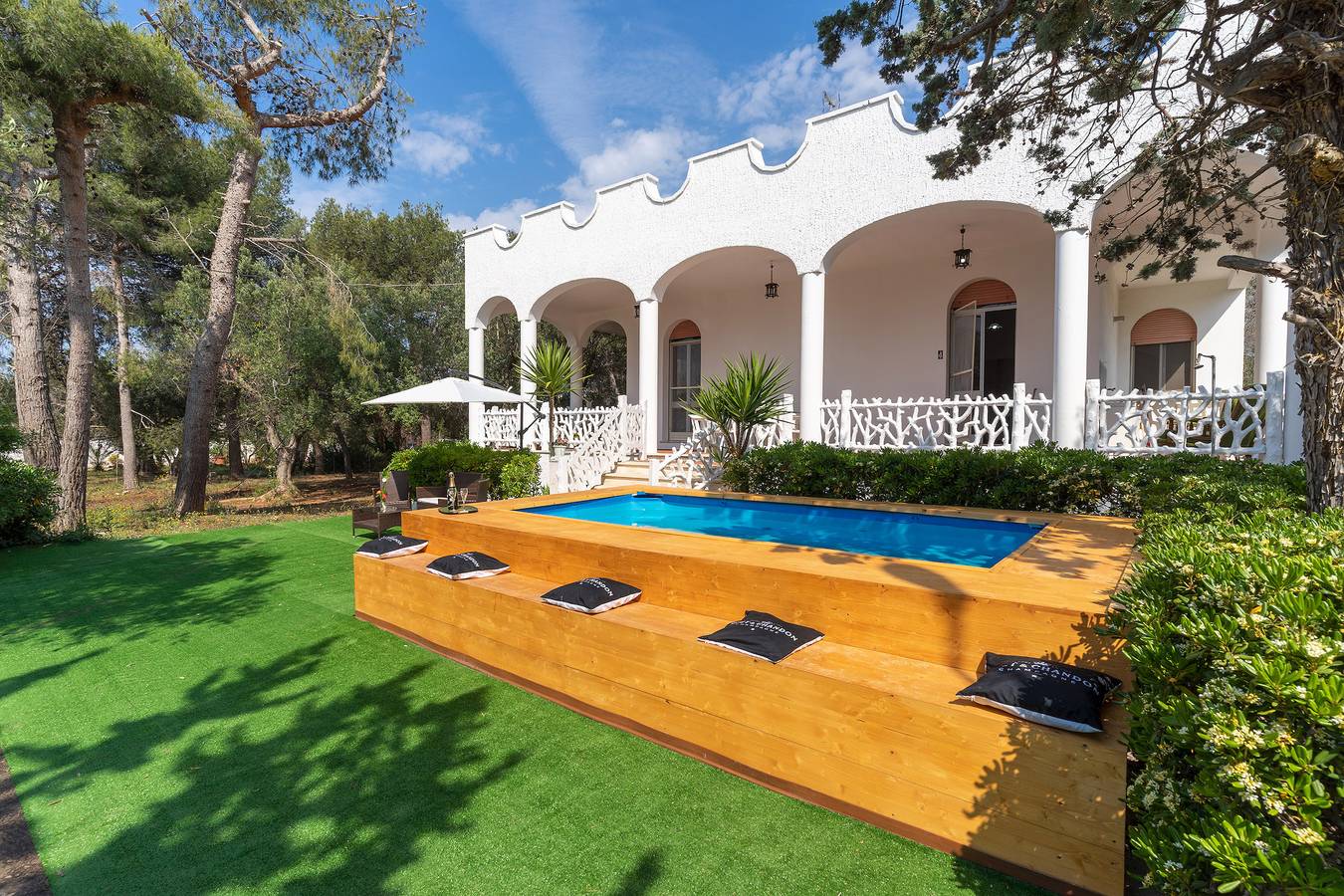 Ferienhaus für 9 Personen mit Pool in Porto Cesareo, Golf von Tarent