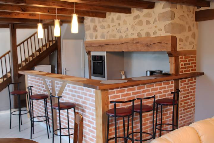 Location de vacances pour 6 personnes, avec jardin et vue sur le lac, animaux acceptés à Saint-Gérons - 3