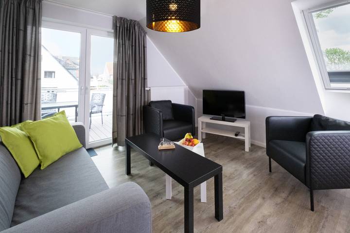 Appartement de vacances entier, *Neu* Fewo No. 4 Friesenhuus Carolinensiel mit großem Balkon und Fahrradgarage in top Lage in Carolinensiel-Harlesiel, Wittmund