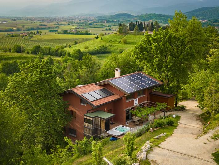 Casa vacanza per 6 persone, con Balcone e Terrazza nonché Giardino e Sauna a Cividale del Friuli