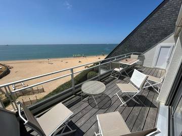 Gîte pour 10 personnes, avec terrasse et vue dans Plage Sainte-Marguerite