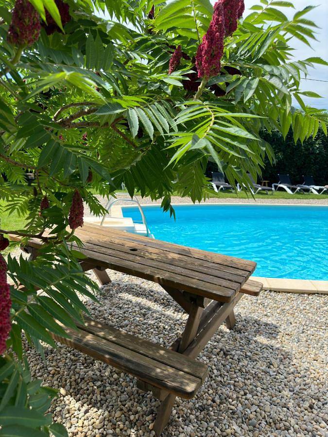 Location de vacances pour 5 personnes, avec jardin ainsi que terrasse et piscine, animaux acceptés à Lens-Lestang