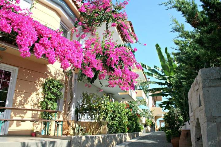 Appartement de vacances pour 2 personnes, avec Balcon et Terrasse ainsi que Jardin et Vue