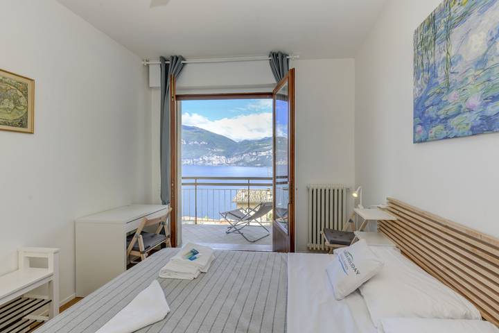 Appartamento vacanze per 5 persone, con vista lago e terrazza - 1