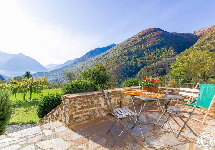 Vakantiehuis voor 2 personen, met tuin in de Franse Pyreneeën