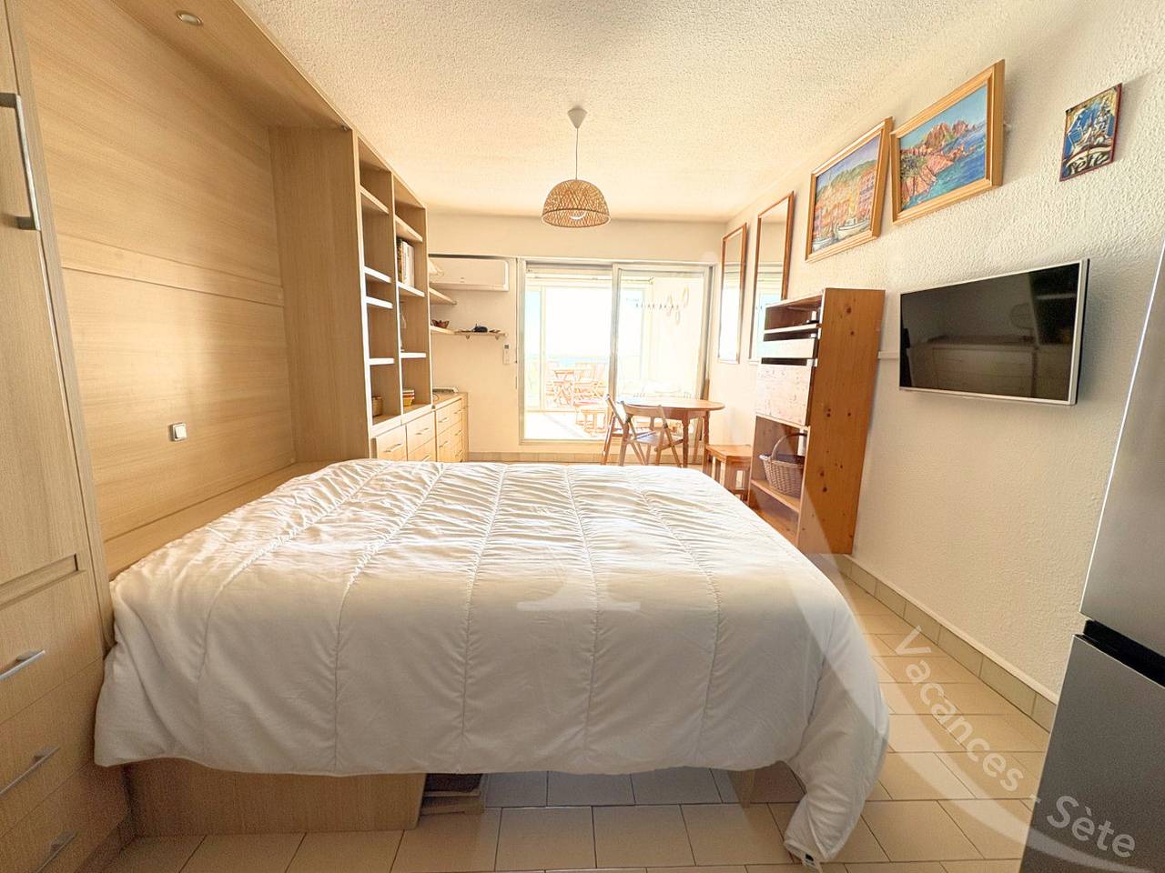 Ganzes Studio, 054 / Studio Climatisé Avec Wi-Fi Et Parking in Sete, Côte d'Améthyste