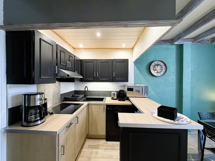 Ganze Wohnung, Zentrale 2-Zi.-Wohnung in Mont-Dore, Nähe Thermen, komplett ausgestattet, ideal für 4 Pers. in Mont-Dore, Regionaler Naturpark Volcans d'Auvergne