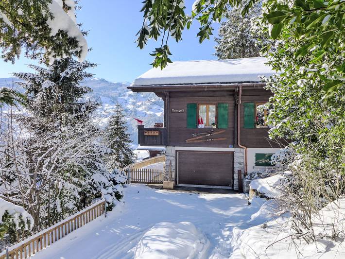 Chalet für 5 Personen, mit Garten und Ausblick in Grindelwald