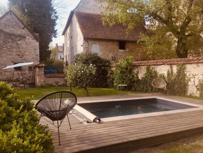 Maison de vacances pour 6 personnes, avec Terrasse ainsi que Jardin et Piscine