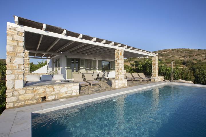 Villa pour 8 personnes, avec terrasse et jardin dans Paros - 3