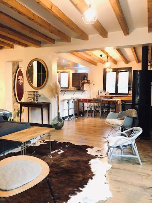 Maison de vacances pour 7 personnes, avec Balcon et Terrasse ainsi que Jardin et Vue