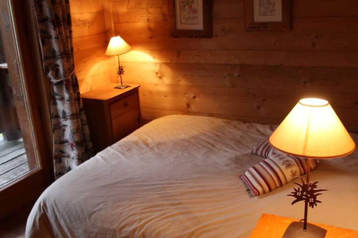Berghütte-Familie-Ensuite mit Bad-Bergblick in Vallorcine, Region Bonneville