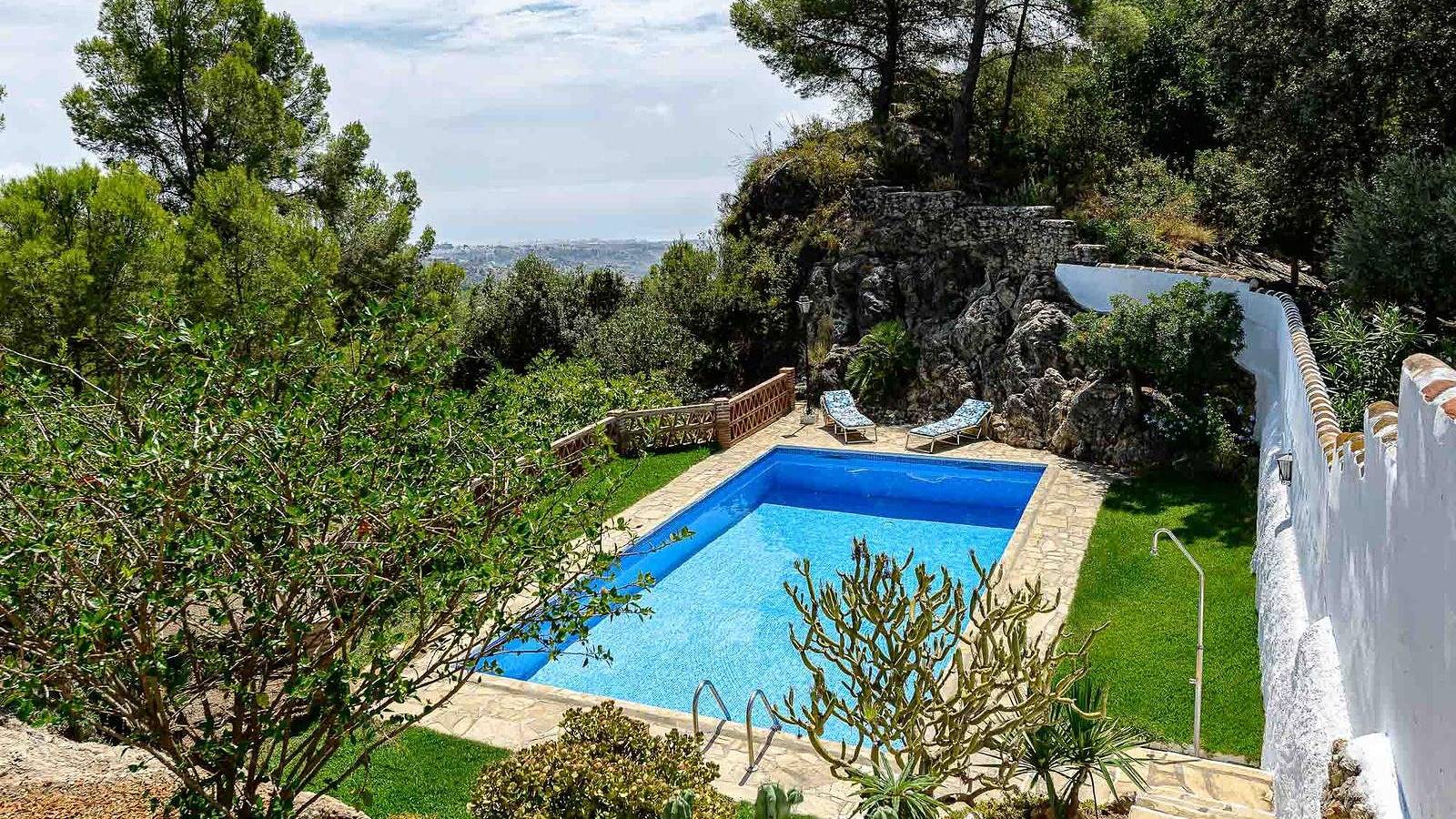 Villa Cortijo El Peñon Frigiliana by Ruralidays in Frigiliana, Costa del Sol