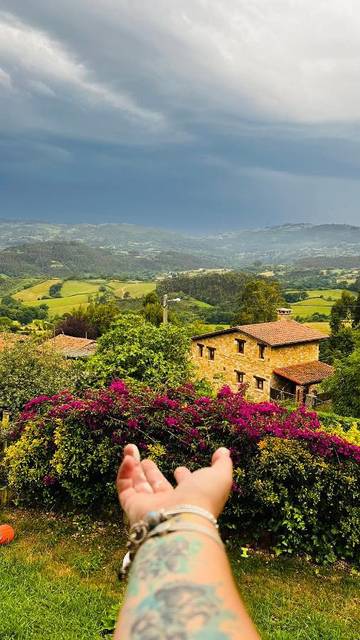 Cottage pour 4 personnes, avec jardin et vue, animaux acceptés à Villaviciosa