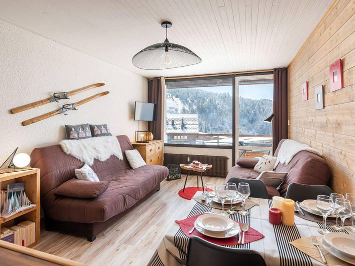 Studio pour 4 personnes, avec balcon