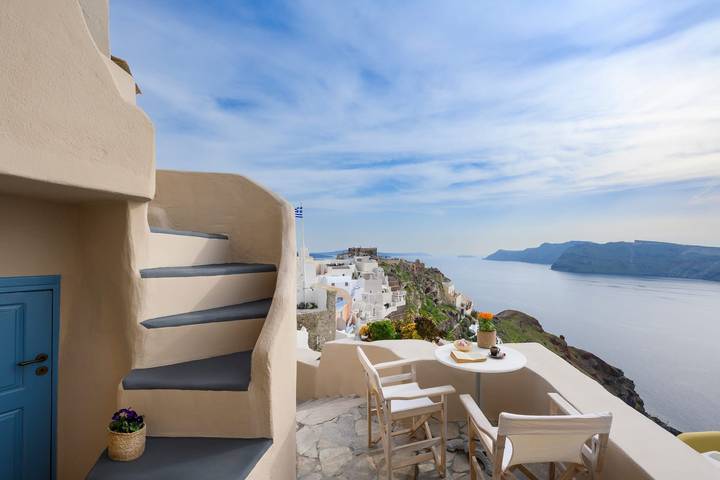 Location de vacances pour 5 personnes, avec vue sur l’océan et terrasse à Oia - 4