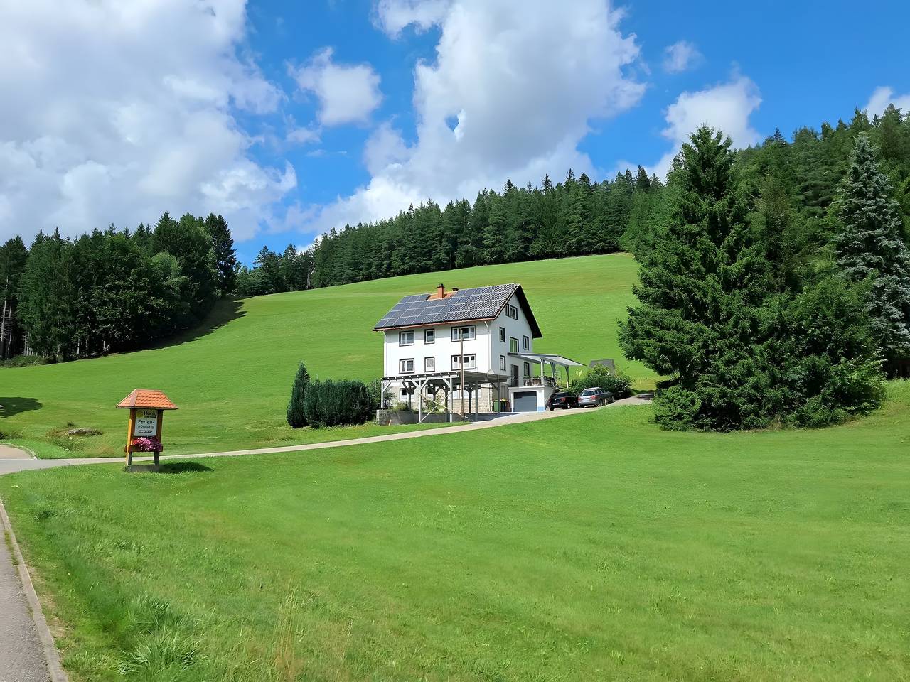 Ganze Wohnung, Apartment 'Kienzler's Zeitwerk' mit privater Terrasse und Wlan E- Ladestation in Schonach, Südschwarzwald
