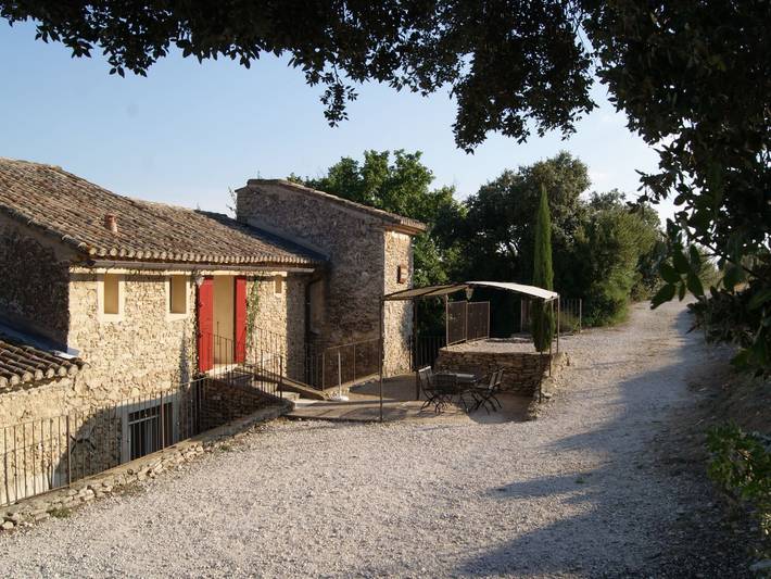 Appartement de vacances pour 6 personnes, avec Terrasse ainsi que Jardin et Piscine