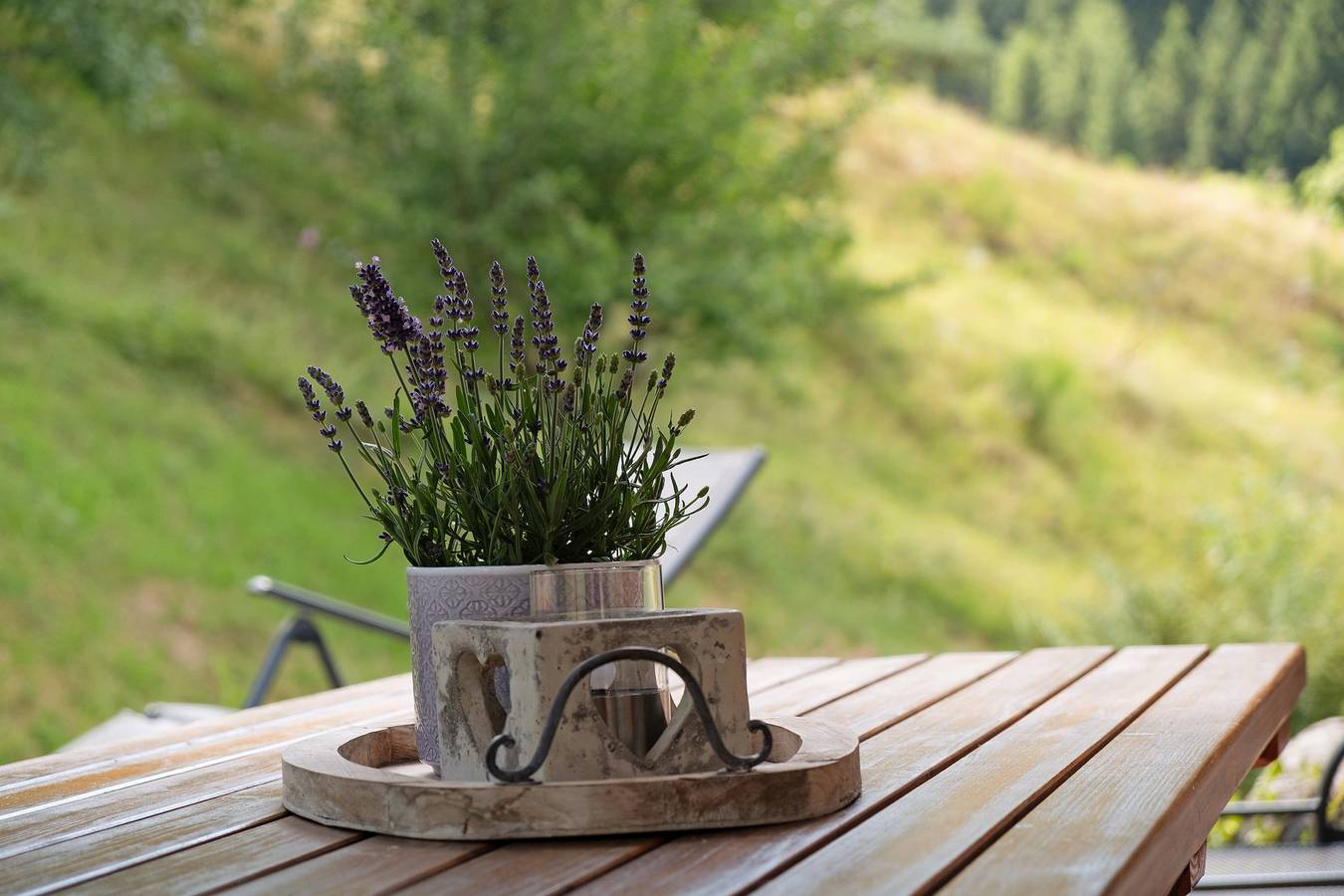 Ganze Wohnung, Ferienwohnung '2' mit Bergblick, gemeinsamer Terrasse und Wlan in Triberg, Mittlerer Schwarzwald