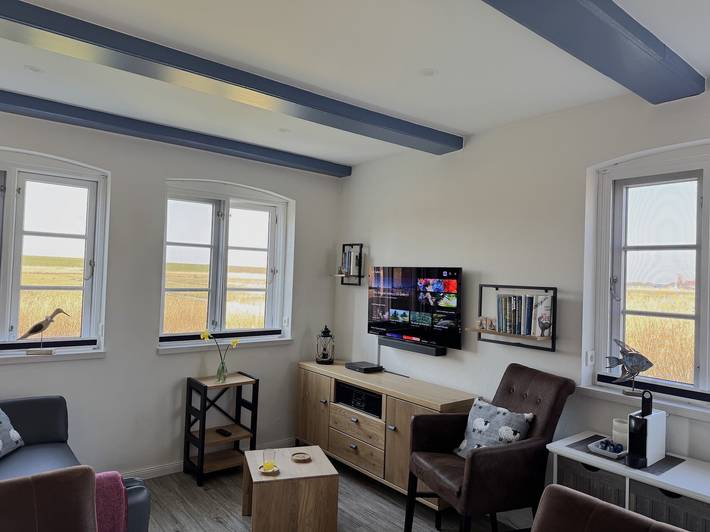 Appartement entier, Appartement « Graugans » avec terrasse privée, jardin et Wi-Fi à Pellworm in Badestelle Schütting, Pellworm