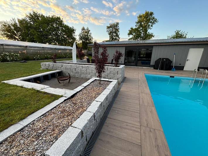 Ferienhaus für 4 Personen, mit Terrasse und Garten sowie Pool und Ausblick in Soltau - 4