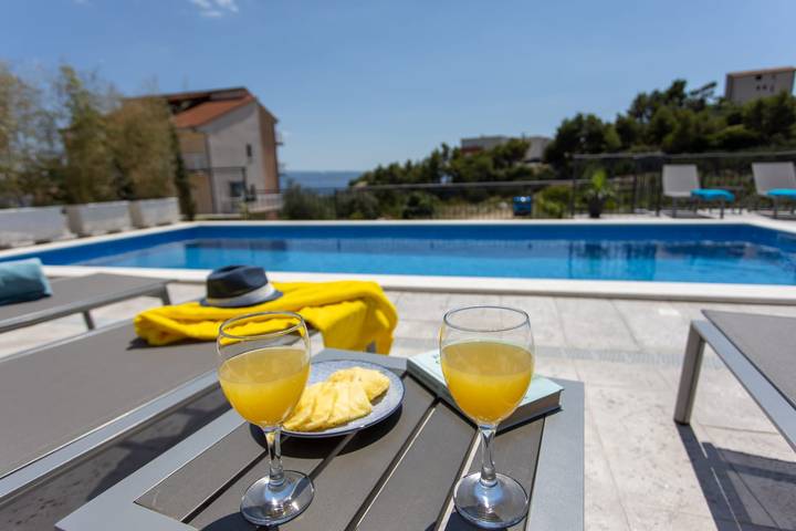 Chalet para 8 personas con balcón/terraza in Grljevac (Podstrana), Podstrana