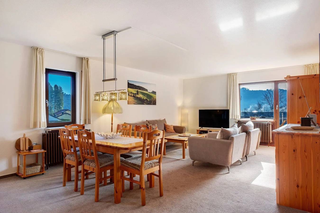 Ganze Wohnung, Ferienwohnung Lotti mit Bergblick, Balkon und Wlan in Suedlicher Schwarzwald, Titisee-Neustadt