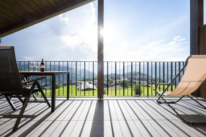Ferienwohnung für 2 Personen, mit Terrasse und Garten sowie Sauna und Ausblick in Völs am Schlern - 4