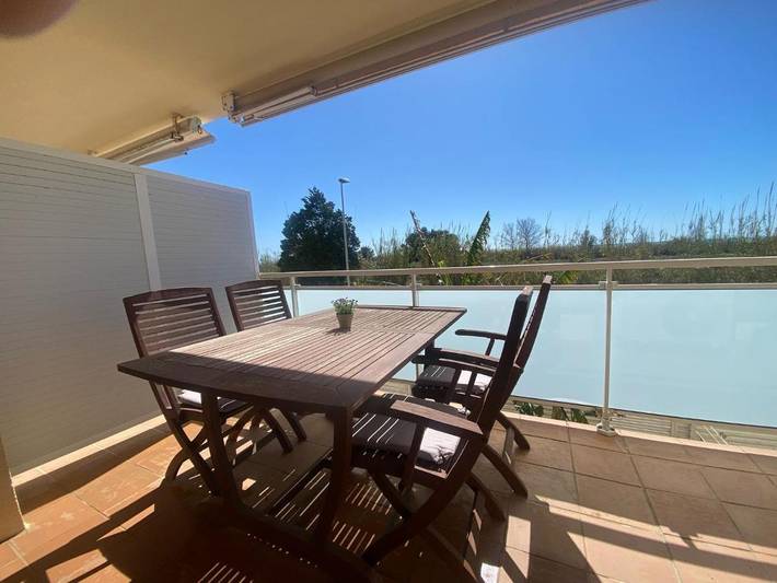 Gîte pour 4 personnes, avec terrasse et vue dans l'Eucaliptus