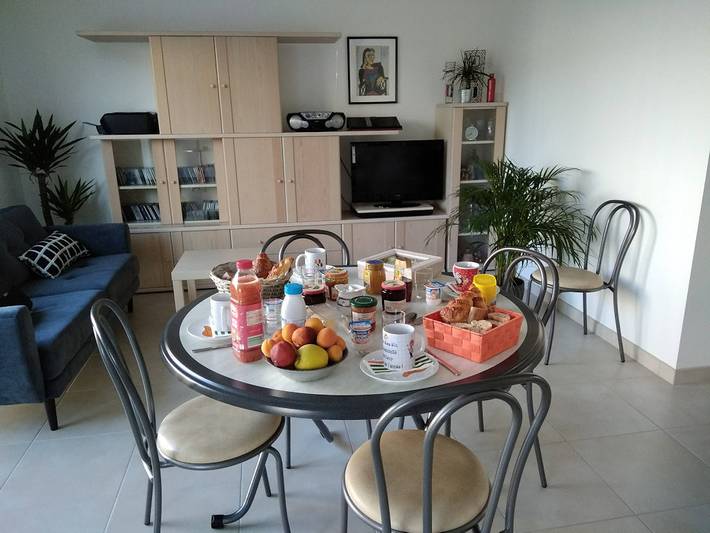 Chambre d’hôte pour 4 personnes, avec jardin