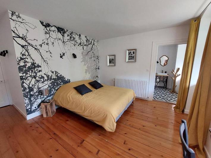 Chambre d’hôte pour 3 personnes, avec Terrasse ainsi que Jardin et Vue dans Belleydoux