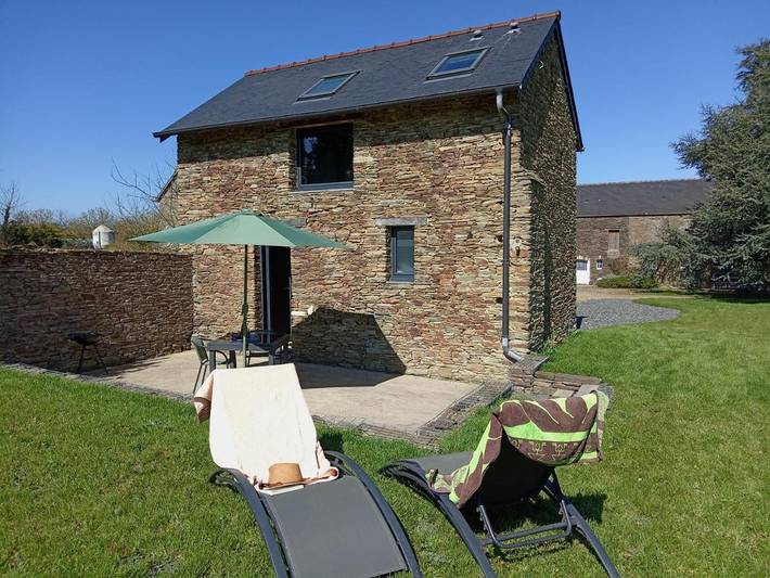 Maison de vacances pour 2 personnes, avec Terrasse ainsi que Jardin et Vue