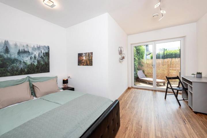 Apartament wakacyjny dla 3 osób, z widok i taras w Wals-Siezenheim