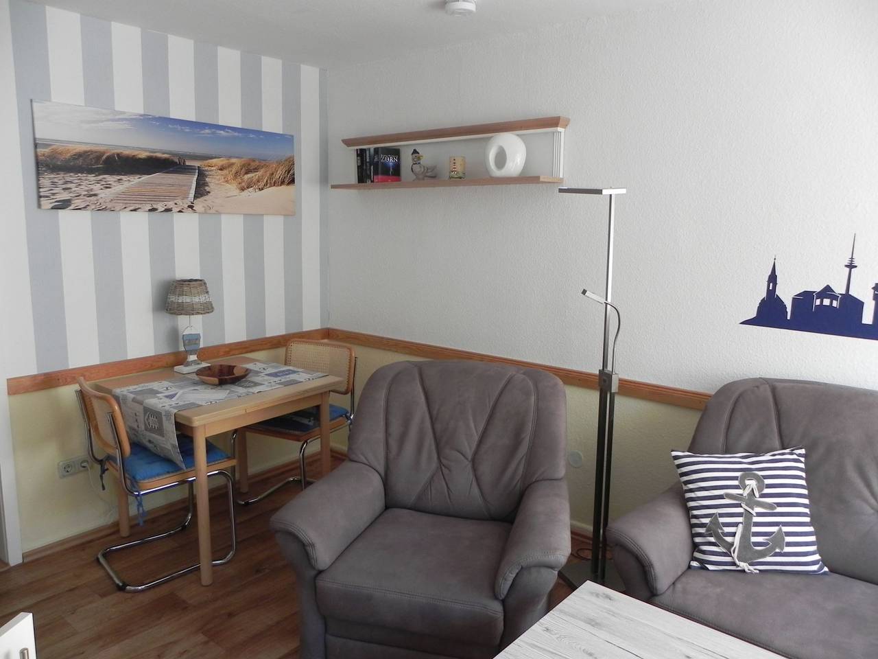 Ganze Wohnung, Ferienwohnung 'Vogelsand' mit Balkon und Wi-Fi in Duhnen, Cuxhaven