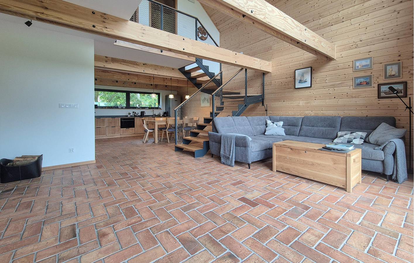 Ferienhaus für 6 Personen mit Terrasse in Nowe Warpno, Stettiner Haff