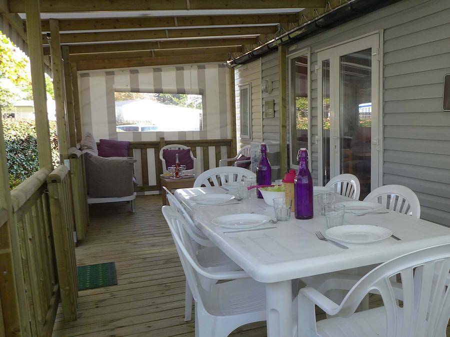 Tour Opérateur et particuliers sur camping La Réserve - Funpass non inclus - Mobilheim 6 personen - Premium TV - Clim - Lv - Ll in Gastes, Côte d’Argent
