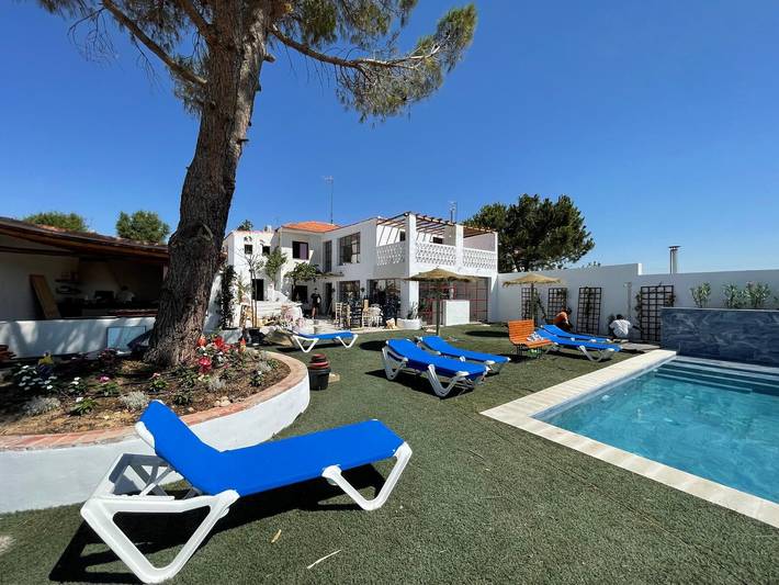 Casa de vacaciones para 24 personas, con Jardín en Castilla-La Mancha