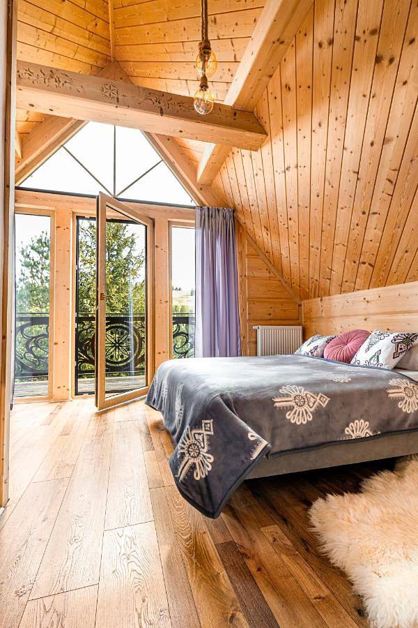 Dom dla 8 osób, z Balkon i Taras oraz Ogród i Widok w Suche