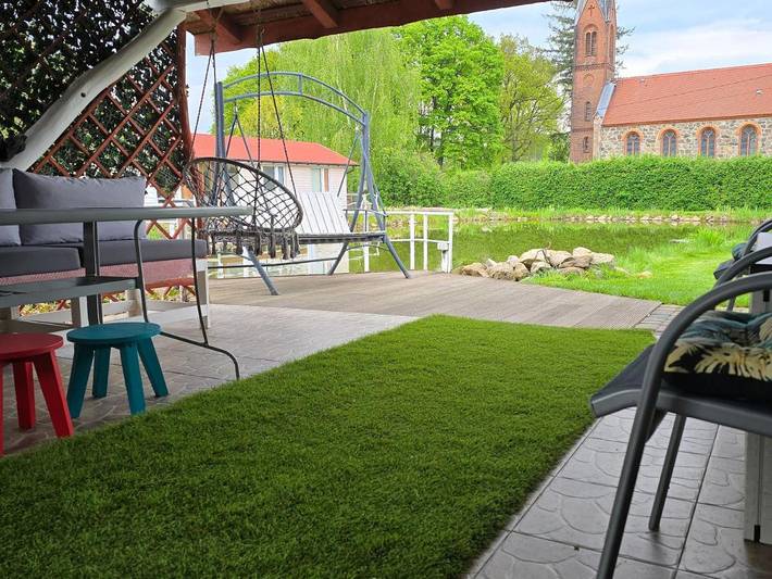 Apartament wakacyjny dla 5 osób, z ogród i basen, zwierzęta dozwolone w Województwo lubuskie