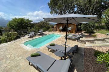 Chambre d’hôte pour 6 personnes, avec jacuzzi dans Haute-Corse