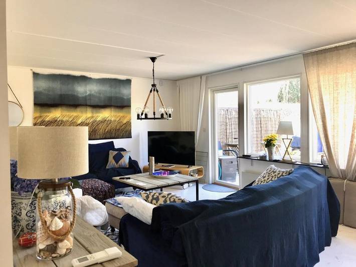 Villa för 8 Personer, med Balkong samt Terass och Trädgård och Utsikt i Båstad